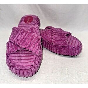 Free People Two Days‎ In Ibiza Sandals Purple Chunky Terry Platforms Sz. 11